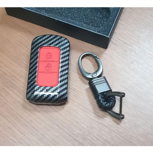 Casing Kunci Carbon Mitsubishi All New Livina 2019 Case Cover