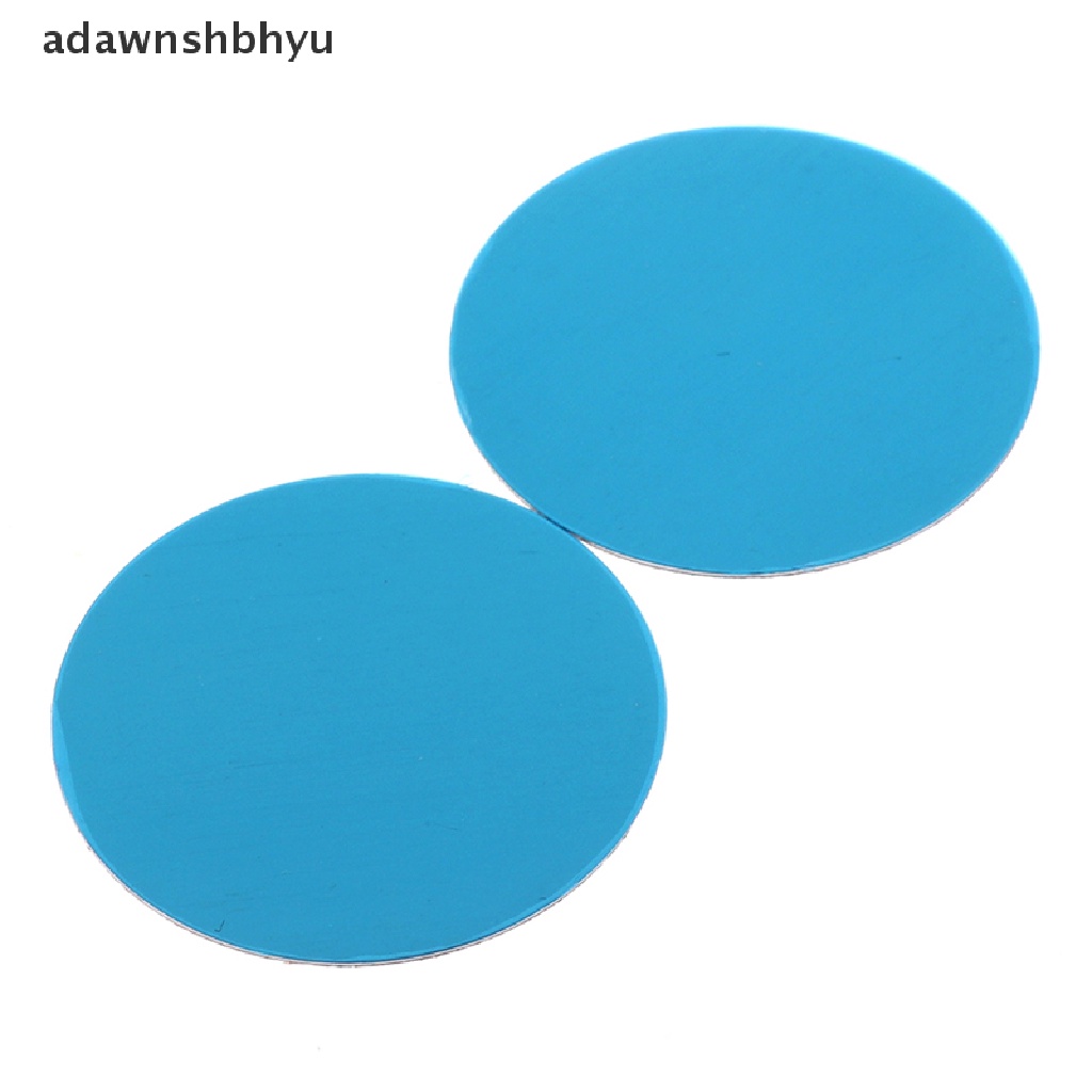 Adawnshbhyu 10pcs Untuk Magnetic Car Mount Magnet Phone Holder Plat Metal Stiker Biru