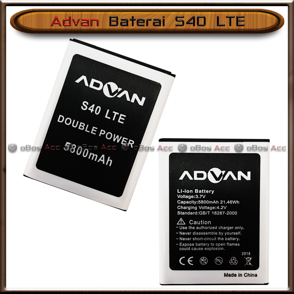 Baterai Advan S40 Lte 4g Double Power Batre Batrai Hp Shopee Indonesia