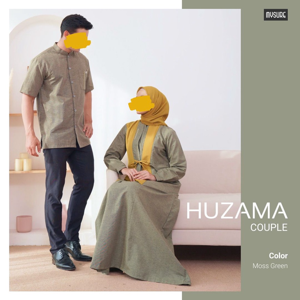 Gamis Dress Couple Huzama By Mysure