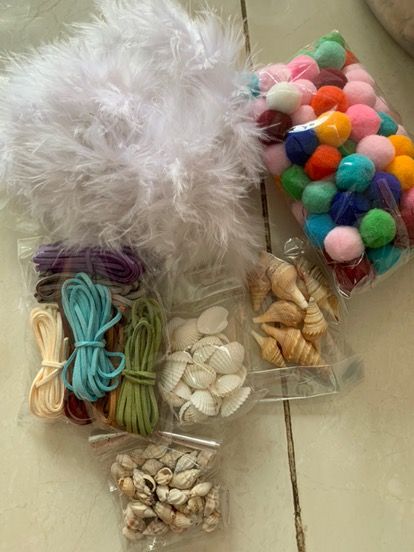 -+50-75pcs Kulit Kerang Ice Putih Isi 15gram - Kulit Kerang Craft