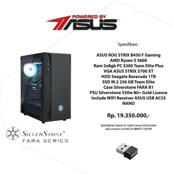 ASUS PBA PC Gaming ROG STRIX B450 F Gaming