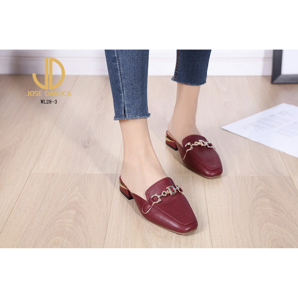 JOSE DAROCA Sepatu Flat Mules Shoes # WL28-3# ORIGINAL