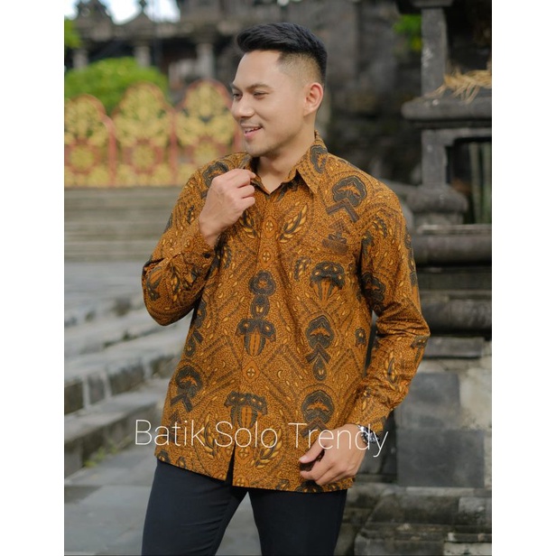 SEMEN RANTE SOGAN ( FULL FURING )KEMEJA/BAJU BATIK PRIA MURAH PANJANG