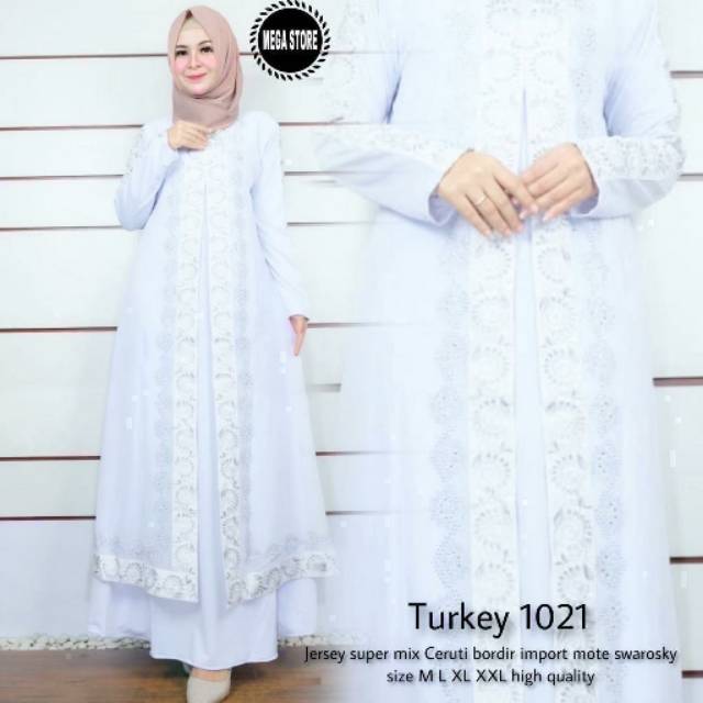 Gamis turki white