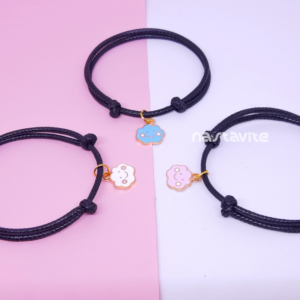 Gelang Couple sahabat pacar bestie 3 orang awan murah