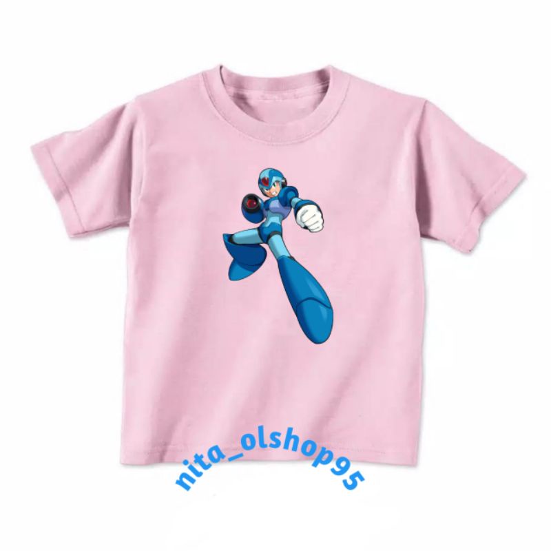 baju anak megaman / kaos anak karakter mega man