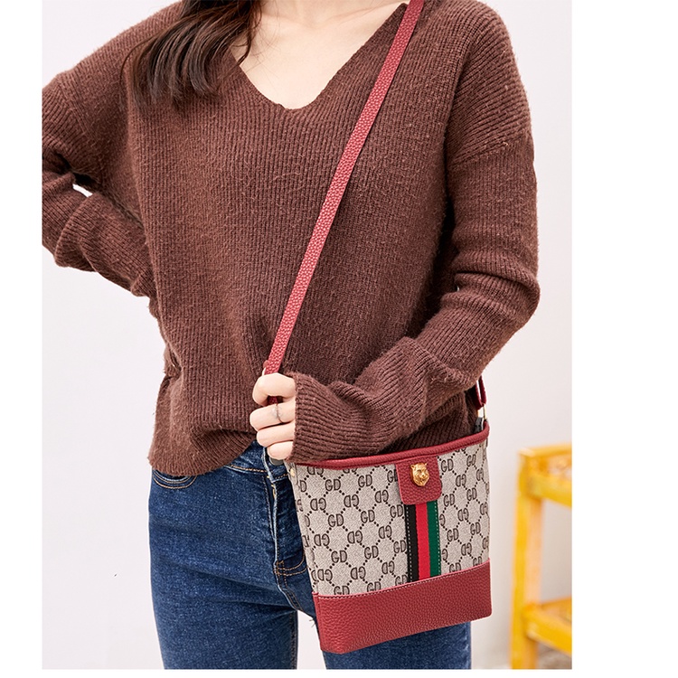 Tas Selempang Mini Wanita Style Korean Fashion Tas Bahu Cewek Import Sling Bag PU Satu7an T69