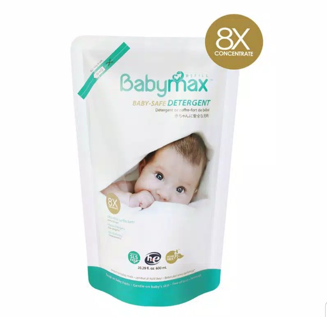 [free Gift] Babymax Detergent Laundry Refill 600ml Sabun Cuci Pakaian Baju Bayi Anak Anti Bakteri