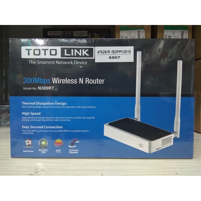 Totolink N300RT Wireless N Router 300 Mbps High Speed