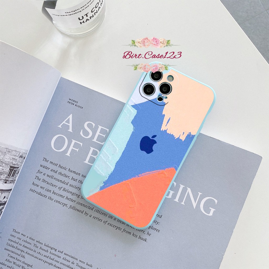 CASE CASING SOFTCASE SILIKON MACARON PELINDUNG KAMERA COLOUR BRUSH OPPO VIVO SAMSUNG XIAOMI REALME IPHONE ALL TYPE BC6016