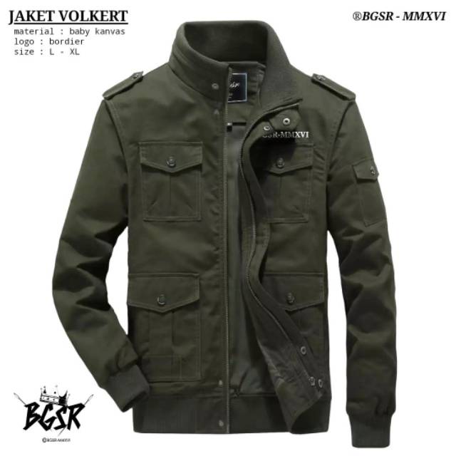 Jaket parka pria / jaket semi parka pria  B.G.S.R style terbaru premium