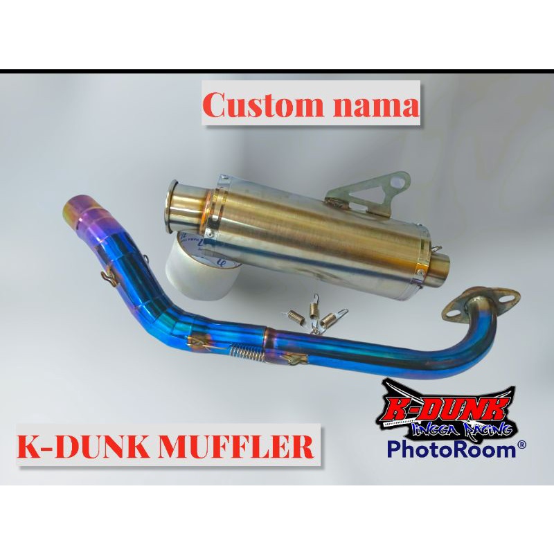 Knalpot custom polosan Wrx DBS leher bluemon buat Nmax Aerox vario pcx lexy Honda Beat scoopy Mio sp