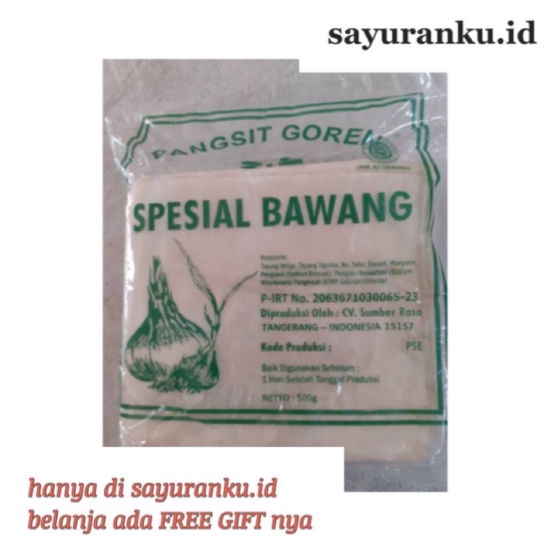 

Kulit pangsit goreng 50lembar (500gr)