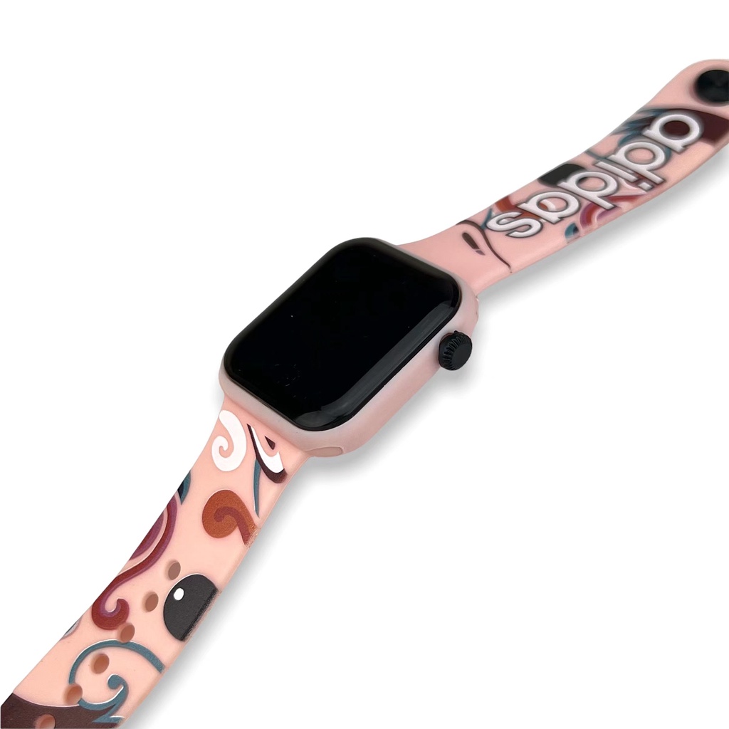 COD fashion karet elektronik digital LED pria, wanita, anak-anak dan remaja lampu putih M122-M151-pink