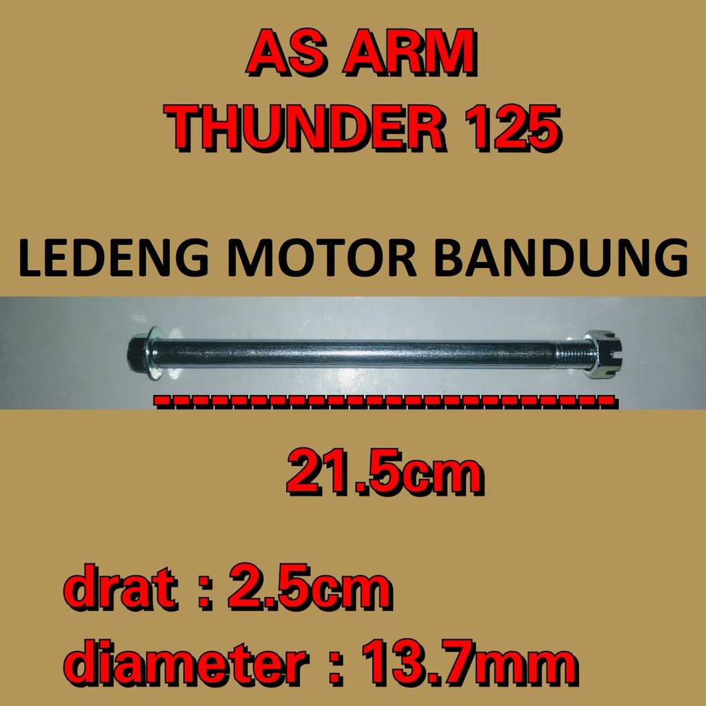 As Arm FU Satria 150cc atau Thunder 125cc Besi Swing Fork Suzuki Lokal