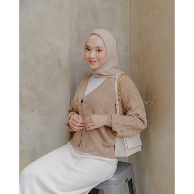 NUKAKA Cardigan Rajut / Leviora Cardigan / Cardigan