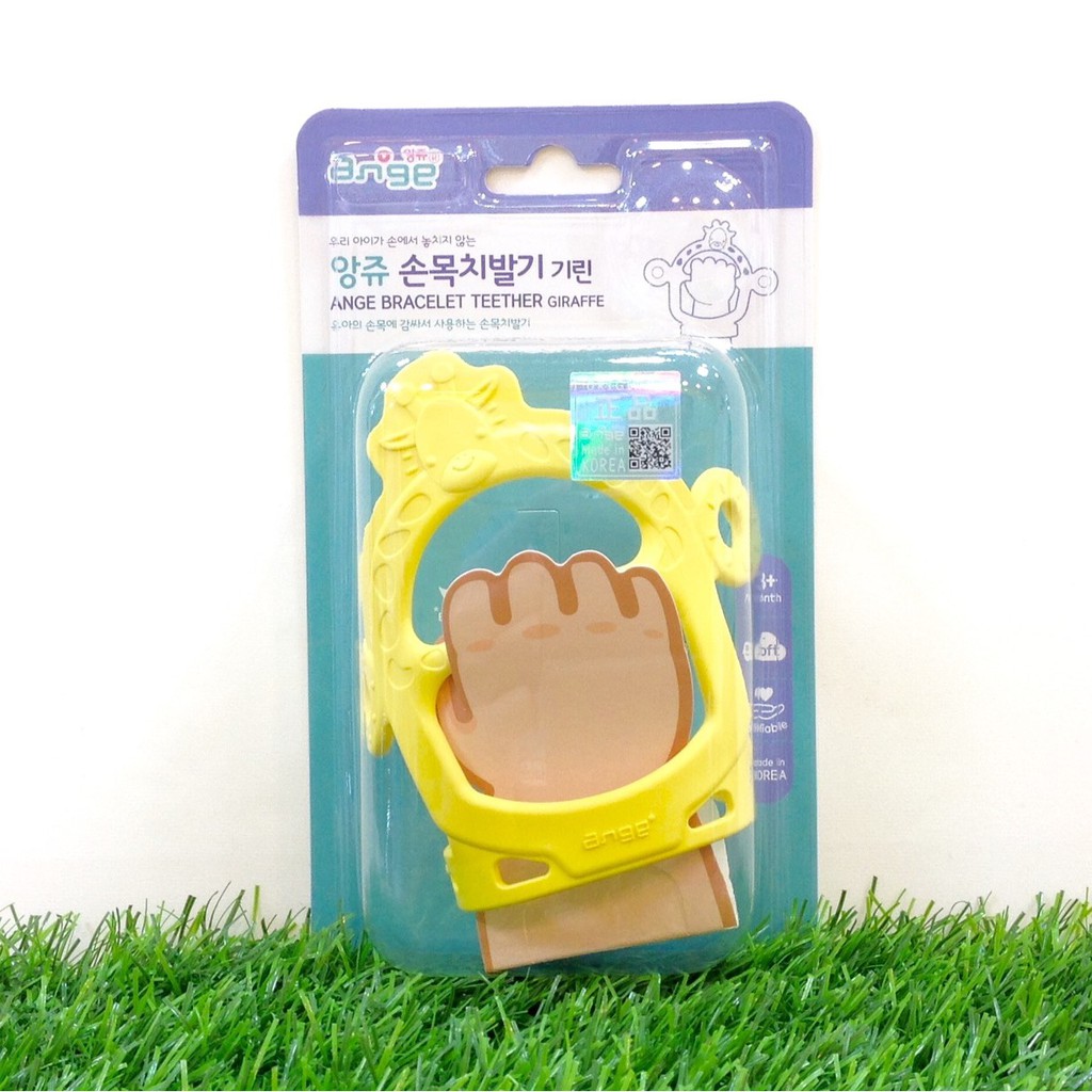 ANGE BRACELET Teether Giraffe / Monkey - Gelang Gigitan Bayi motif Jerapah / Monyet SNI - Tanpa Case