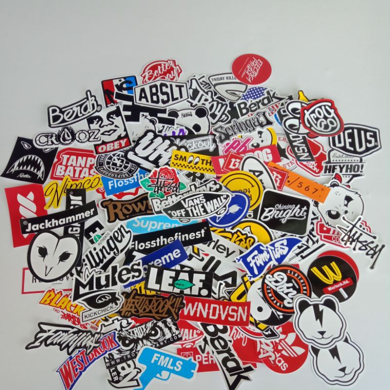 

Stiker Brand Distro Bahan Graftec Anti Air