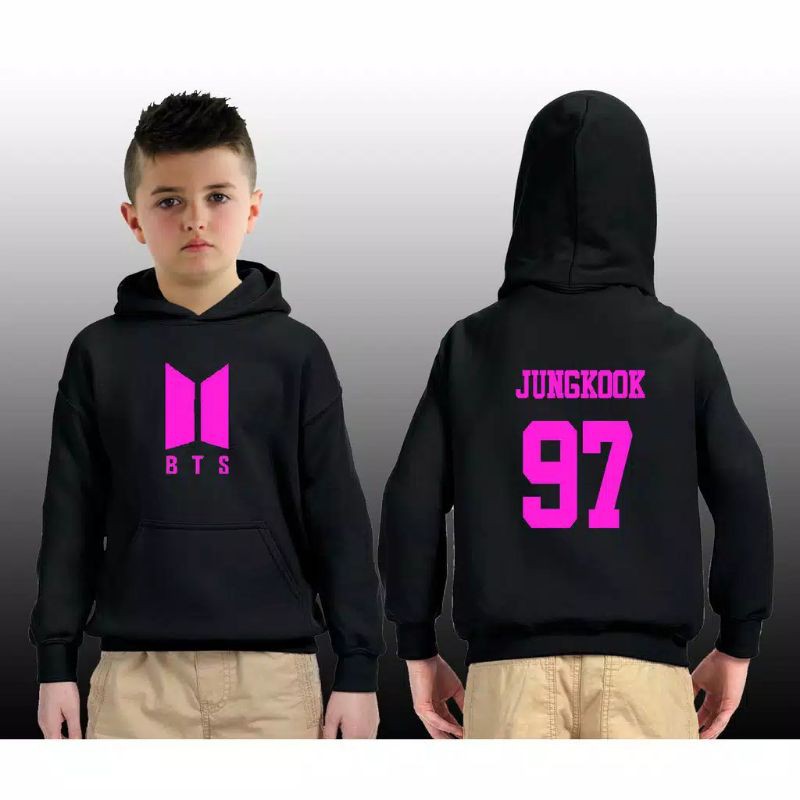 jaket hoodie bts jungkook anak BTS