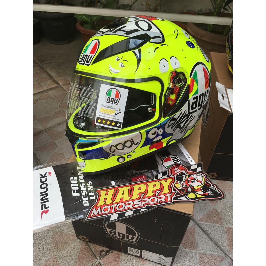 HELM FULLFACE AGV K3SV DUAL VISOR MISANO 2011 DOT NON SNI ORI ITALY