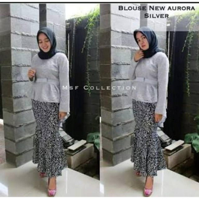 ORIGINAL REAL PICT KEBAYA LENGAN PANJANG ROK DUYUNG KEBAYA WISUDA BRIDESMAID AURORA DUYUNG JAKARTA