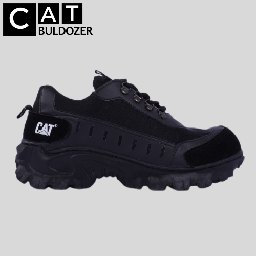 Sepatu Boots Safety Pria Caterpillar Buldozer  Ujung Besi Working Proyek Hiking TERBARU