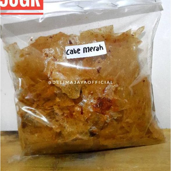 

GROSIR (250gr) Keripik Kaca Delima Jaya / beledag / kripca /