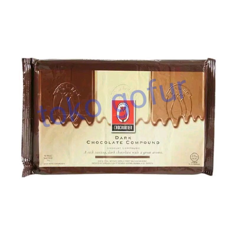 

Coklat Batang Tulip Compound Dark 1 Kg