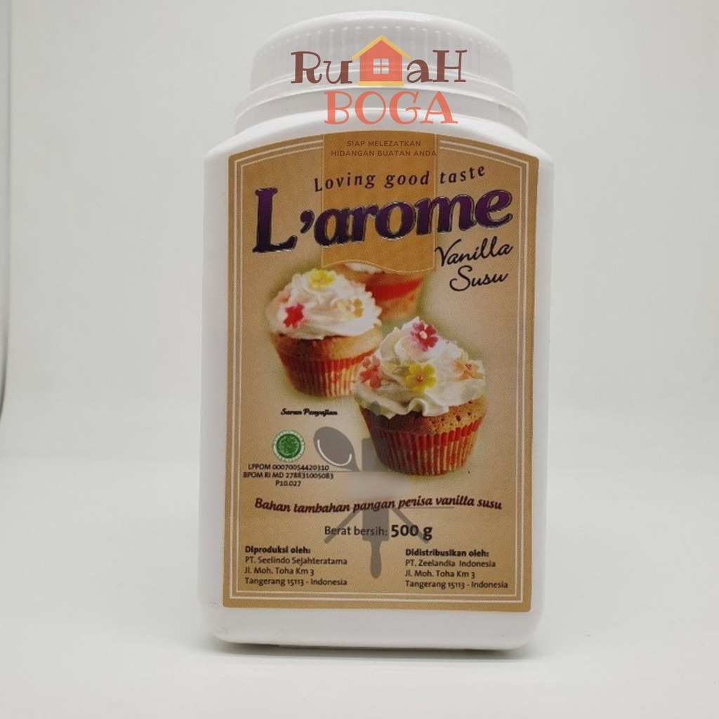 

Pasta Perisa L'AROME LAROME Pasta Vanila Vanilla Susu 500gr 500 gr Bahan Makanan Kue Baking