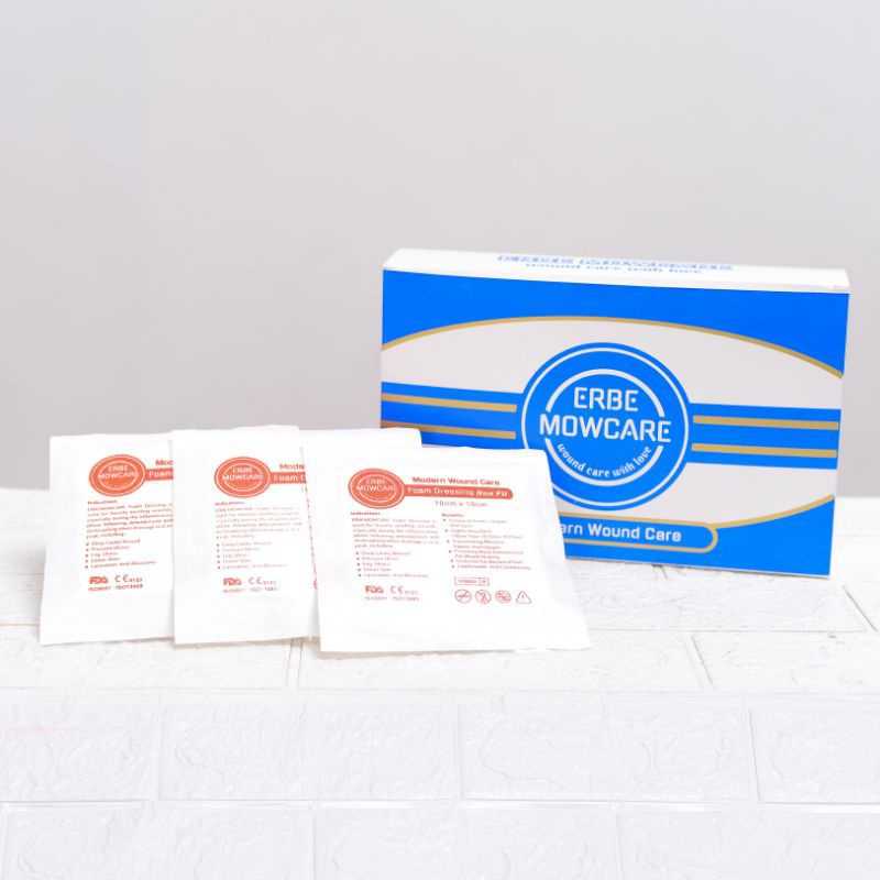 Foam dressing Non PU 10 x 10 cm , foam dressing High quality