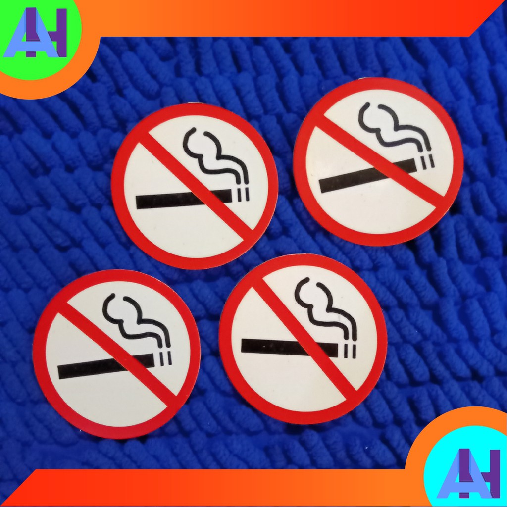

(isi 10) Sticker No Smoking Dilarang Merokok cutting. Sticker Larangan Dilarang merokok