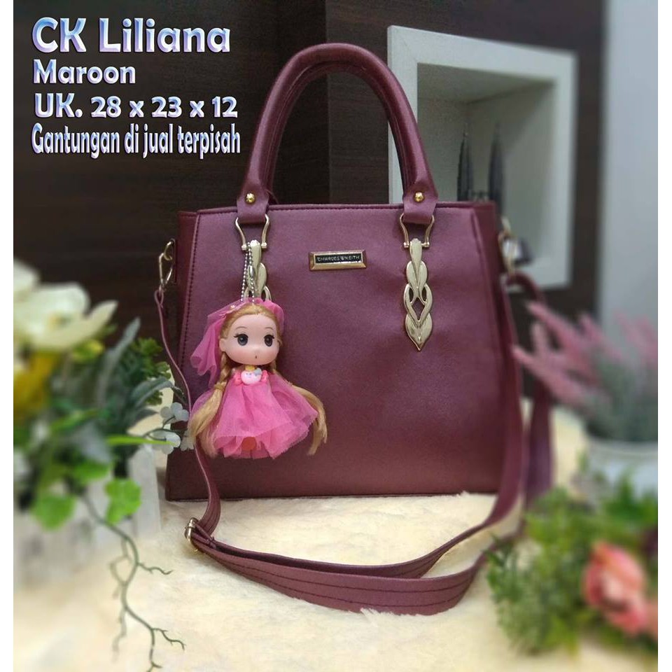 LS 531 - tas wanita handbag +selempang liliana