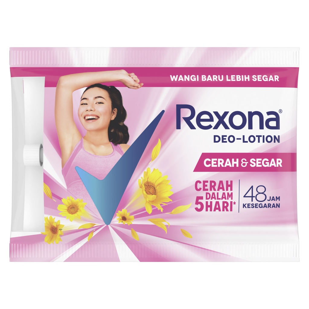 ★ BB ★ Rexona Deo Lotion Cerah &amp; Segar - Free Spirit - Ice Cool Sachet 9gr  | Deodorant