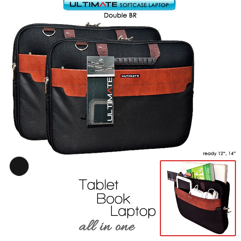 TAS LAPTOP SOFTCASE ULTIMATE BR 1 12&quot; DAN 14&quot;