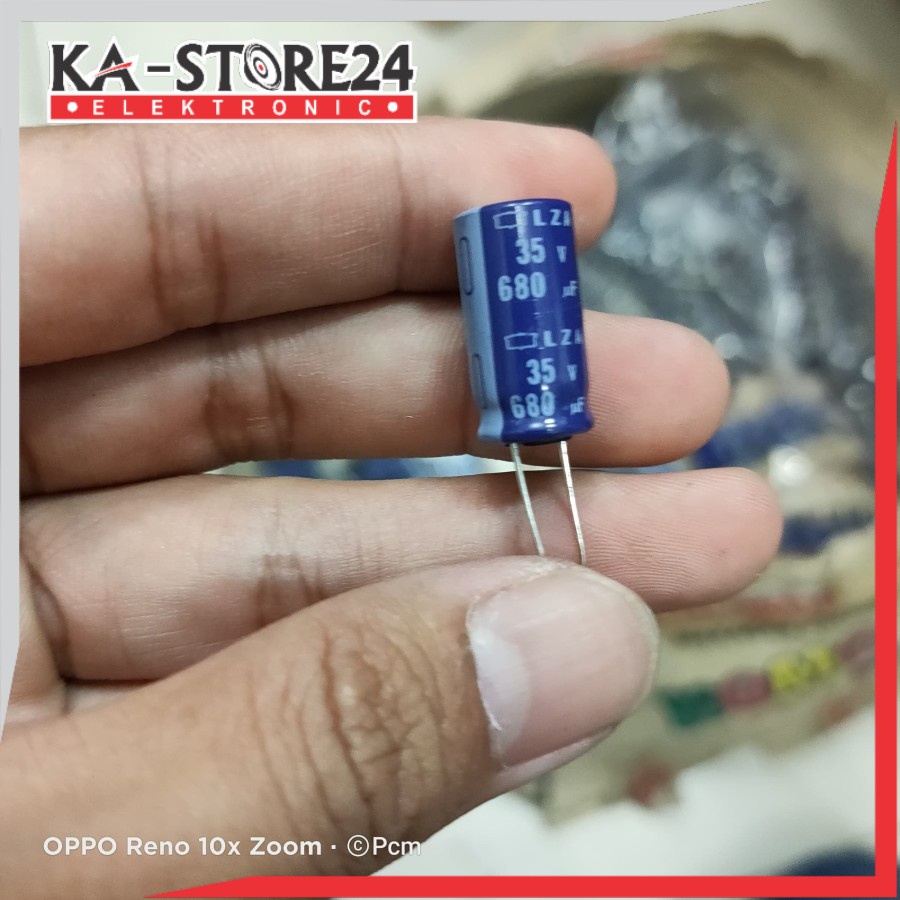Elco 680uf 35v Nipon Chemicon Asli - ORIGINAL