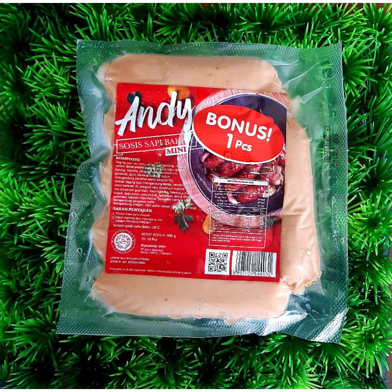 

ANDY Sosis Sapi Ori Isi 10 500gr