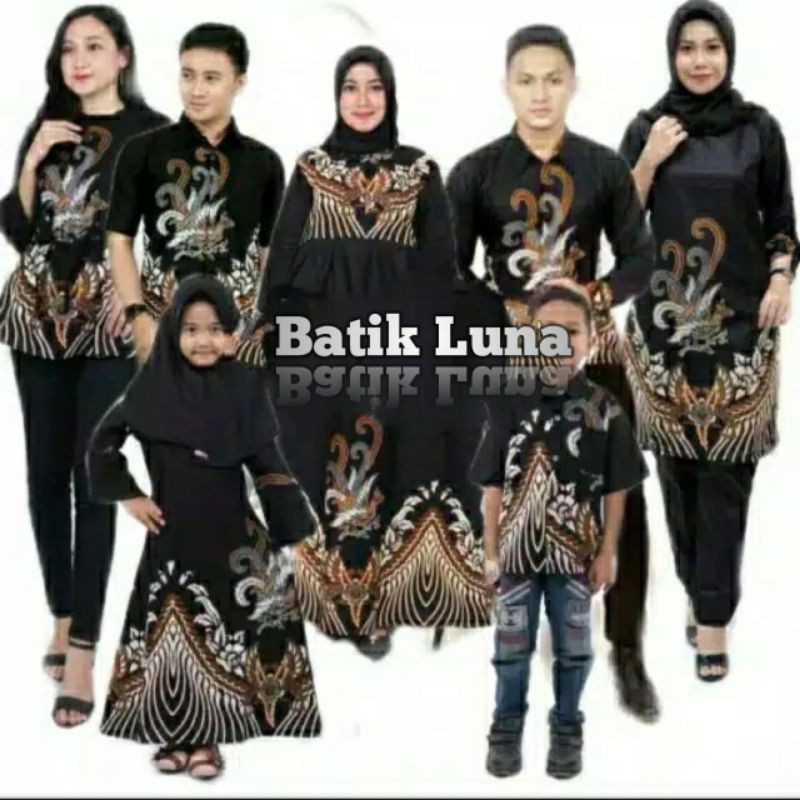 COUPLE BATIK KELUARGA/Couple Keluarga Batik Sarimbit Set Family Standar & Jumbo(Jual Satuan)