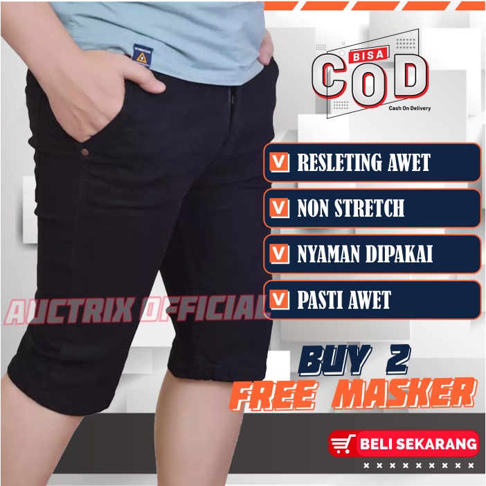 Celana Jeans Pendek Pria Cowok Jumbo Big Size 27-44 Distro Laki laki Premium Dewasa