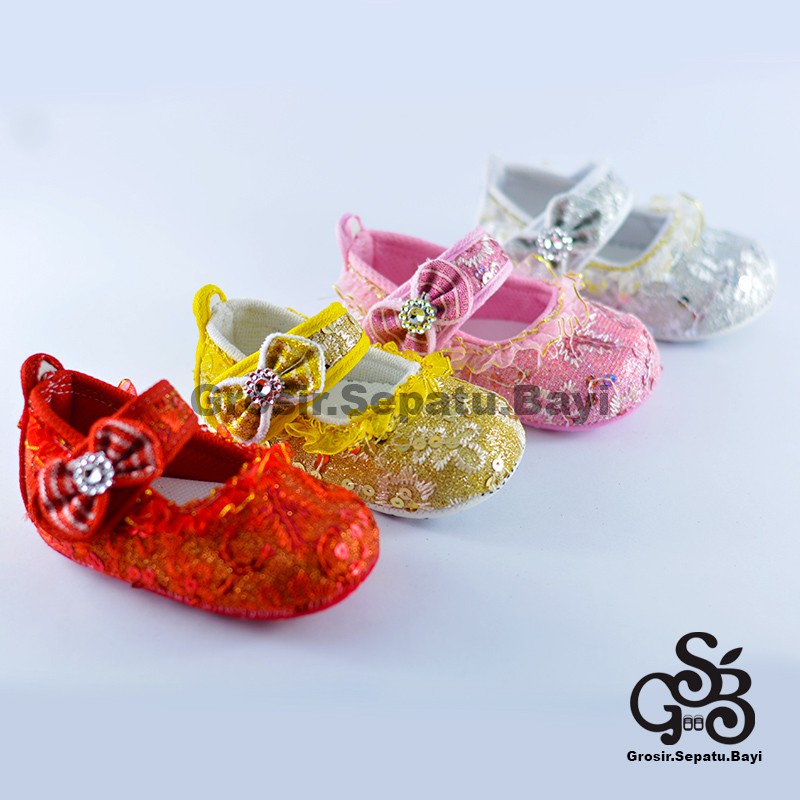 sepatu bayi baby shoes prewalker perempuan umur 2 - 14 bulan model PRINCESS CANTIK