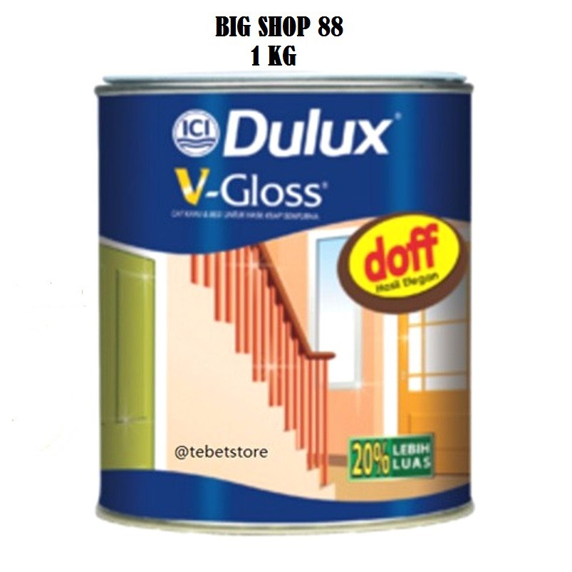 

CAT MINYAK KAYU DAN BESI DULUX VGLOSS WARNA DOFF