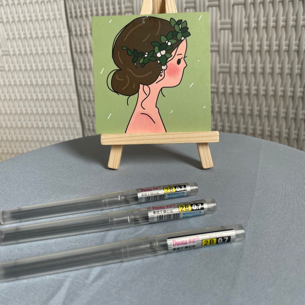ISI REFIL PENSIL MEKANIK 2B 0.7MM 1BOX ISI 15 PIECES BEST QUALITY ONLY