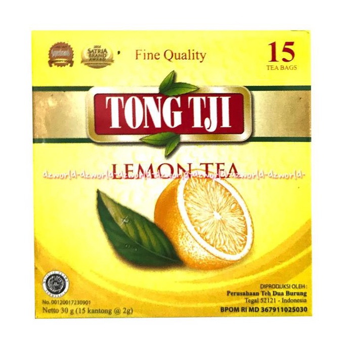 

[[BISA COD]] Tong Tji Lemon Tea Teh Celup Rasa Lemon Tongji Tongtji 15Tea Bags OBRAL Kode 559