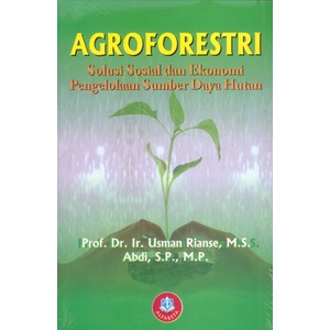 Jual Buku Agroforestri: Solusi Sosial Dan Ekonomi Pengelolaan Sumber ...