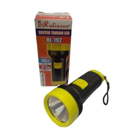 TERBARU!!Senter tangan LED High Brightness RL-192 10w Rolinson Menggunakan BATERAI AA/A2 Flashlight Senter Outdoor Senter Berkemah (COD) MURAH