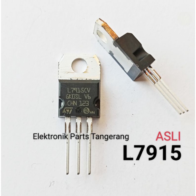 IC REGULATOR L7915 ASLI  IC L7915 ORIGINAL ST TRANSISTOR REGULATOR L7915 L 7915 CV TR IC PSU REGULAT