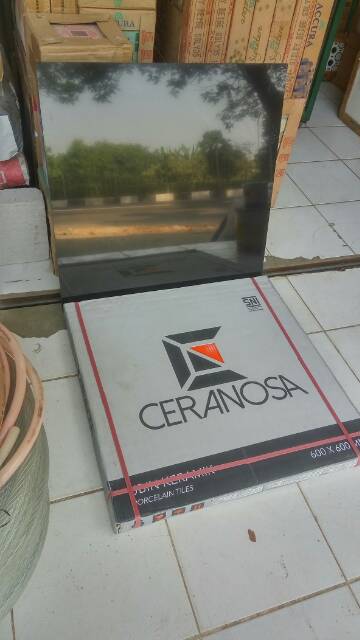 Granit Lantai Dinding Hitam 60x60 Kw Aaa Merk Ceranosa Gratis Ongkir Shopee Indonesia