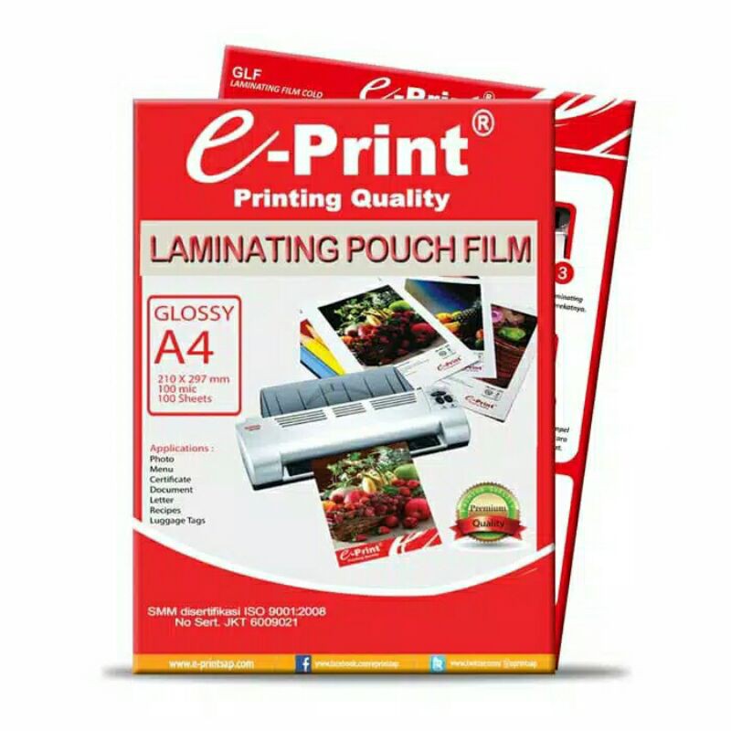 

plastik laminating A4
