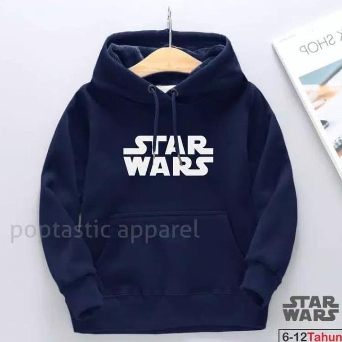 Jaket Sweater Hoodie Anak Laki Laki Perempuan Star Wars