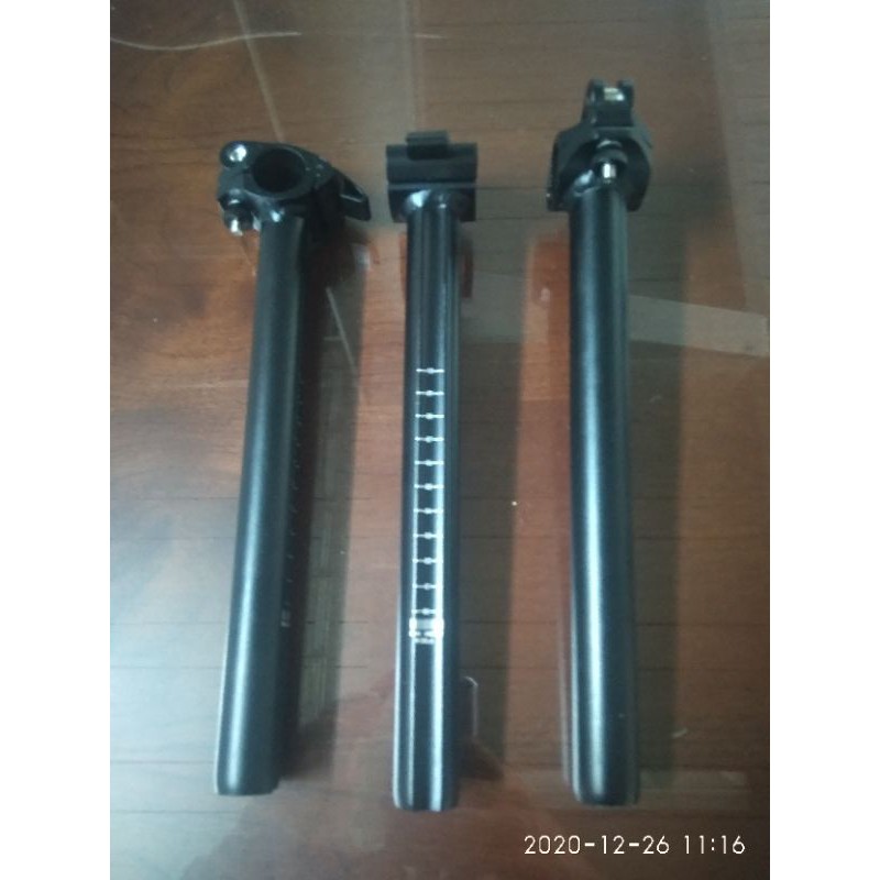 Tiang atas handlepost insert stem sepeda lipat minion 22.2/ 25.4 bahan alloy QR